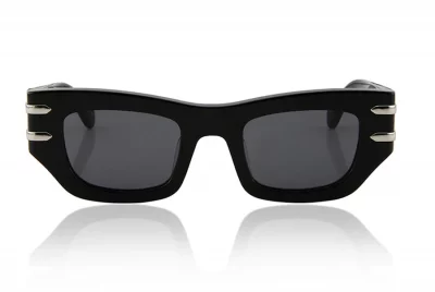 Окуляри сонцезахисні Oscar x Frank 048BL MADE IN JAPAN/ GLOSS BLACK - Зображення 2