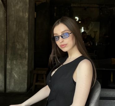 Окуляри сонцезахисні Oscar x Frank 061MB MR ZUZU - MATTE BLK TITANIUM / BLUE LENS