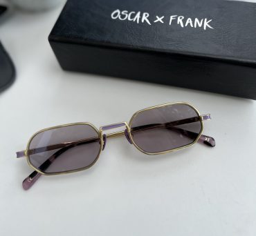 Окуляри сонцезахисні Oscar x Frank 061GT MR ZUZU - GOLD TITANIUM / BROWN LENS